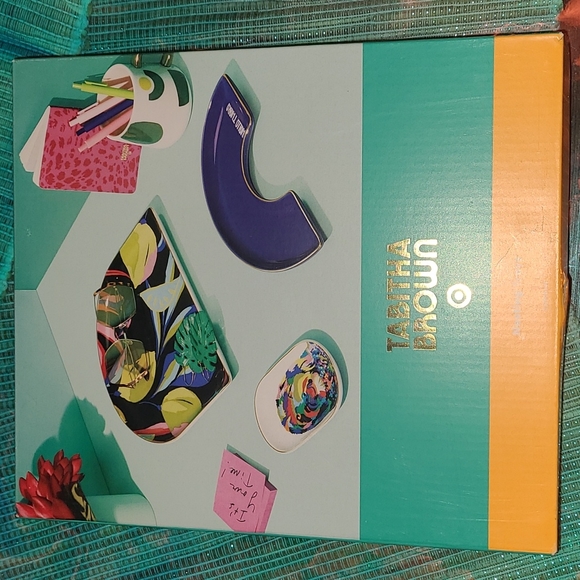 Tabitha Brown Blue Nesting Trays - Picture 1 of 9
